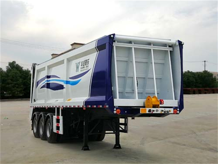 同威驰乐牌SGZ9402ZLJ垃圾转运半挂车